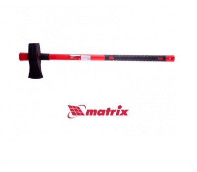 Колун MATRIX 3600 г, фибергласовое обрезиненное топорище 900 мм