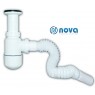 Сифон для умивальника NOVA, 1 1/2 " гофра 780мм, випуск 40 / 50мм 1051N