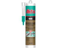 Герметик Akfix 100D санитарный прозрачный 280мл