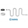 Гофра для сифона NOVA 1200мм, C гайкою 1 1/2 " вихід 40/ 50мм 1345N