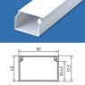 Кабельний канал 80*60 (24 м. п./уп)"220"