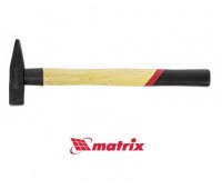 Молоток слесарный MTX 600г, квадратный боек, деревянная ручка_В