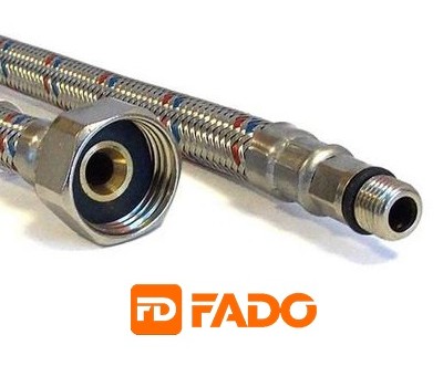 Шланг для воды FADO M10х1/2" 40см короткая ZNK40