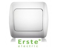Выключатель ERSTE Классик 1-клавишный белый_С