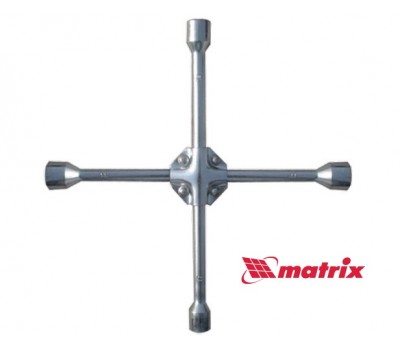 Ключ-хрест балонний MATRIX Professional 17 х 19 х 21 х 22 мм, посилений, товщ. 16 мм