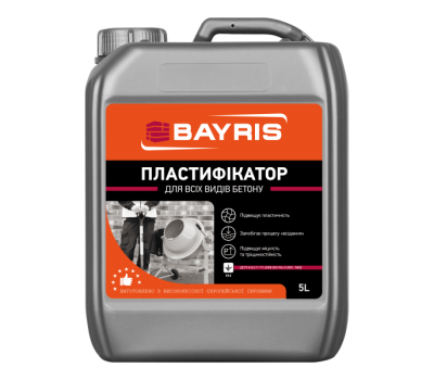 Пластифікатор BAYRIS 5.0 л, для всіх видів бетону