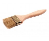 Кисть флейцевая 40х14мм деревянная ручка_С