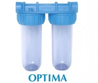 Система 2-х ступінчастою очищення OPTIMA OP-02 1/2 "(без картриджів)