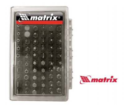 Набор MATRIX бит с магнитным держателем, CrV, 61 шт.(срок поставки 2-3 дня) Набор MATRIX бит с магнитным держателем, CrV, 61 шт.(срок поставки 2-3 дня)