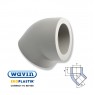 Коліно EKOPLASTIK 20х45°