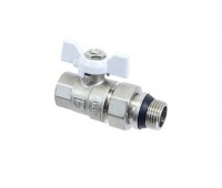 Кран з накидною гайкою dn15 (1/2") HLV Optima (8/128) (101227) {8/128}