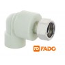 Коліно FADO 20х1 / 2 " з накидною гайкою PPG21