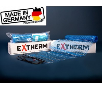 Нагрівальний мат EXTHERM двожильний ET ECO 1500-180, 2700Вт, 15.0 м. кв