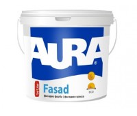 Краска AURA Fasad EСО 1.4кг, водно-дисперсионная, фасадная матовая_В