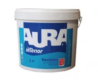 Краска AURA Neolatex 1.0л, водно-дисперсионная, глубокоматовая износостойкая_В
