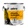 Фарба ЗЕБРА ПФ-116 2.5кг, срібло алкідна 20