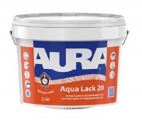 Лак AURA Aqua Lack 20 1.0л, акриловый, полуматовый панельный_В