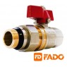 Кран кульовий з американкою Fado New PN40 1/2 " КА1