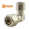 Кутник FADO 16х1/2" ЗР обтискний RFU21