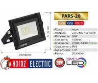Прожектор HOROZ SMD LED 20W 6400K ІР65_С